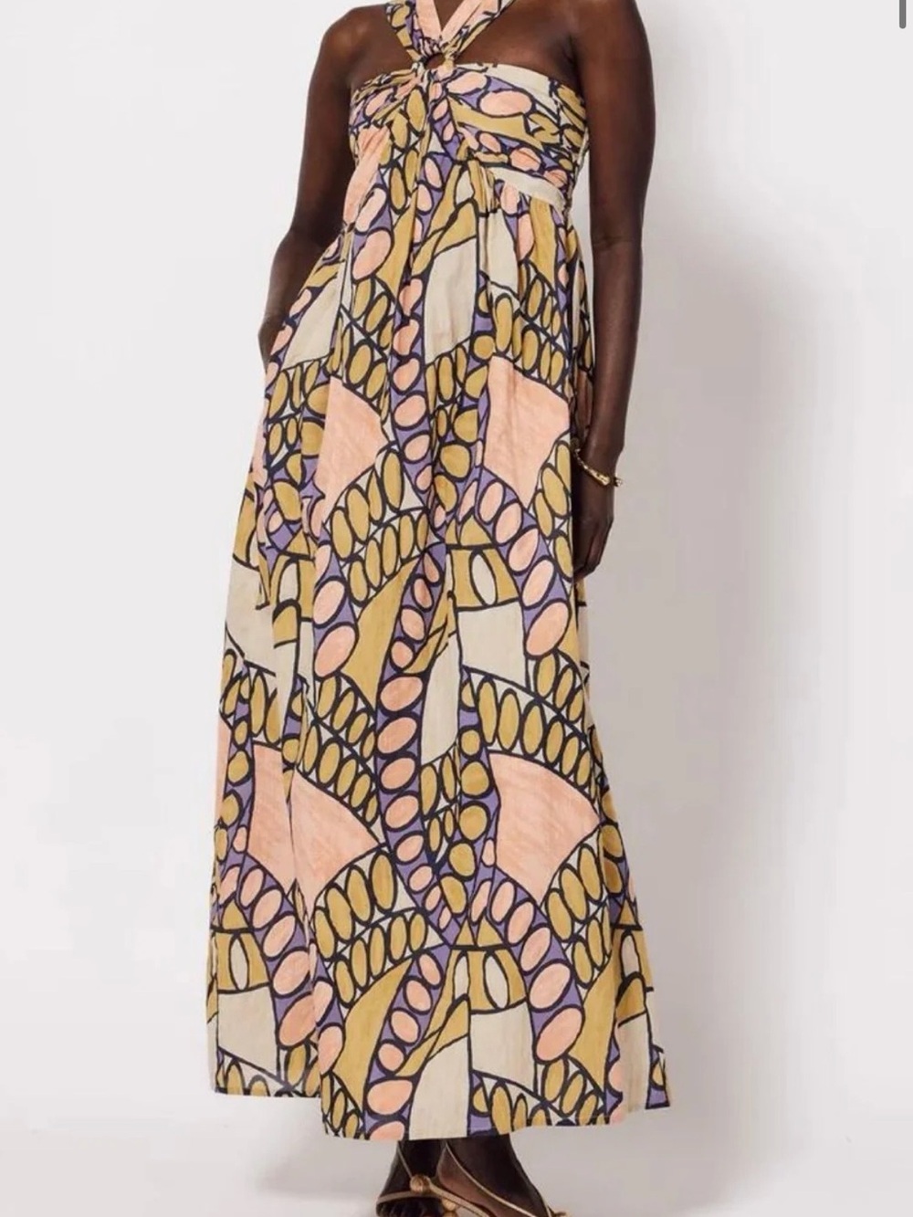 Cleobella Zola Maxi Dress Saguaro Print